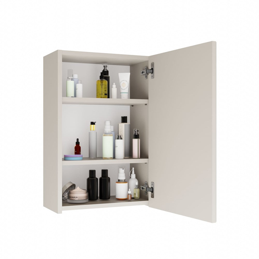 Badezimmerschrank Peter Kaschmir mit Spiegel 40 cm breit