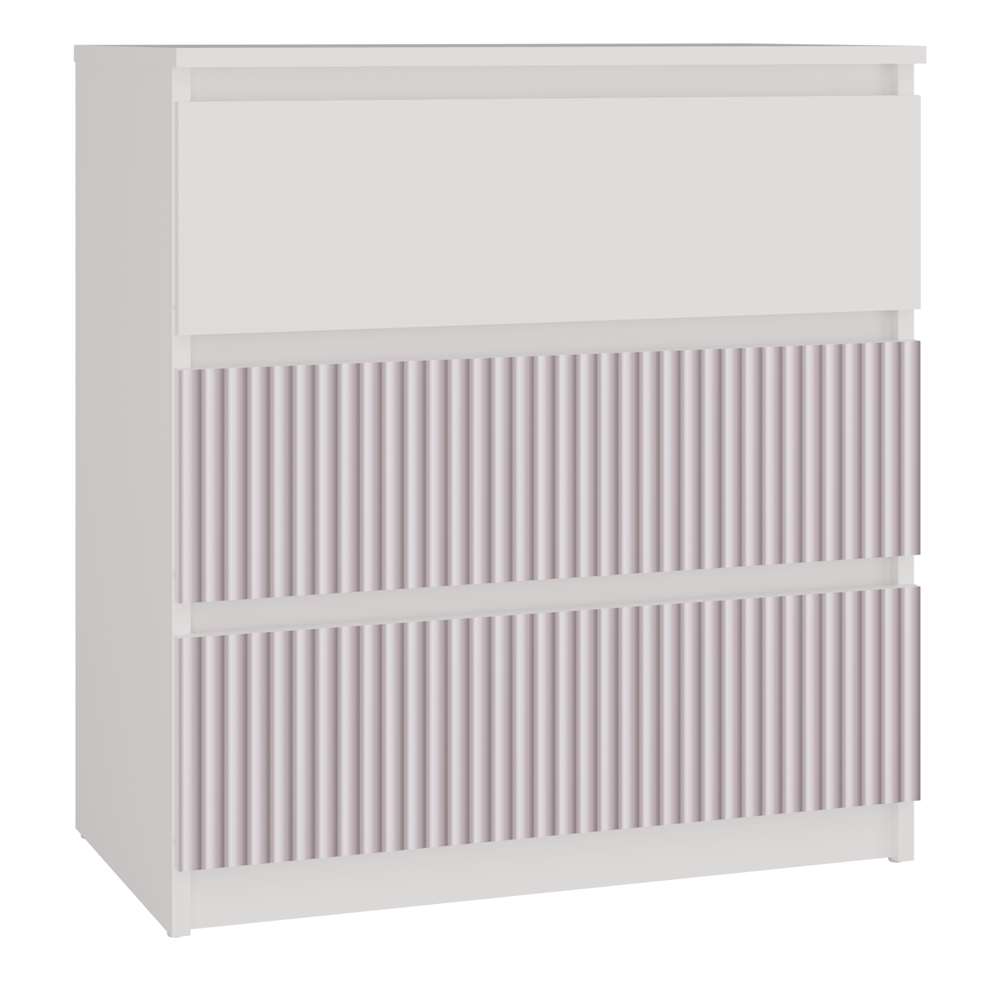 Kommode Malwa M3 Arteso in Weiß/Rosa