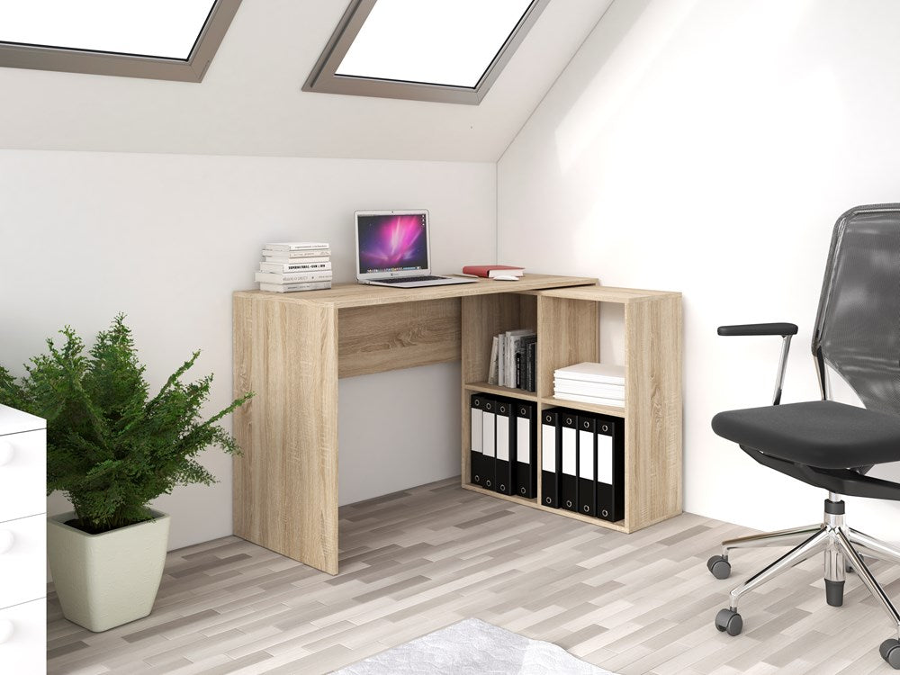 Schreibtisch Eugen Sonoma Eiche 2x2 120 cm