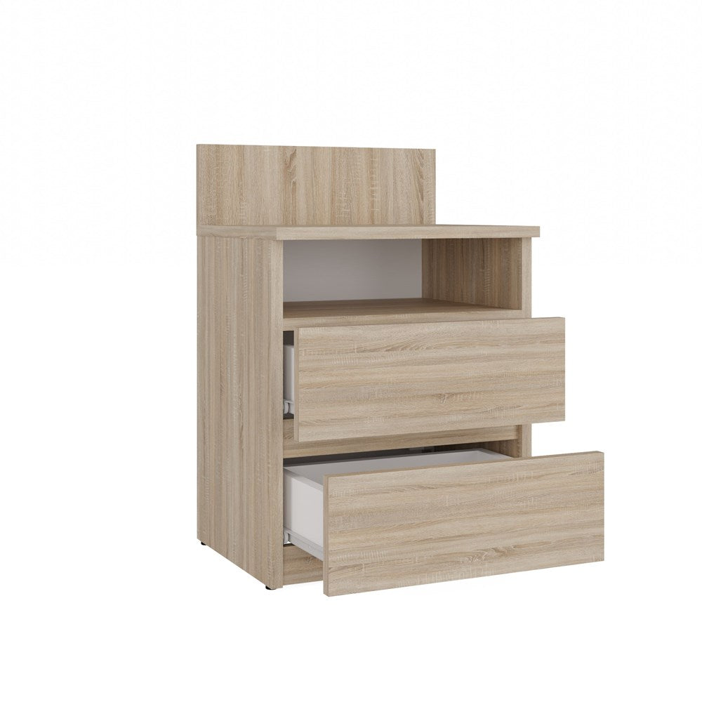 Nachttisch Wolfgang Sonoma Eiche 40 cm breit