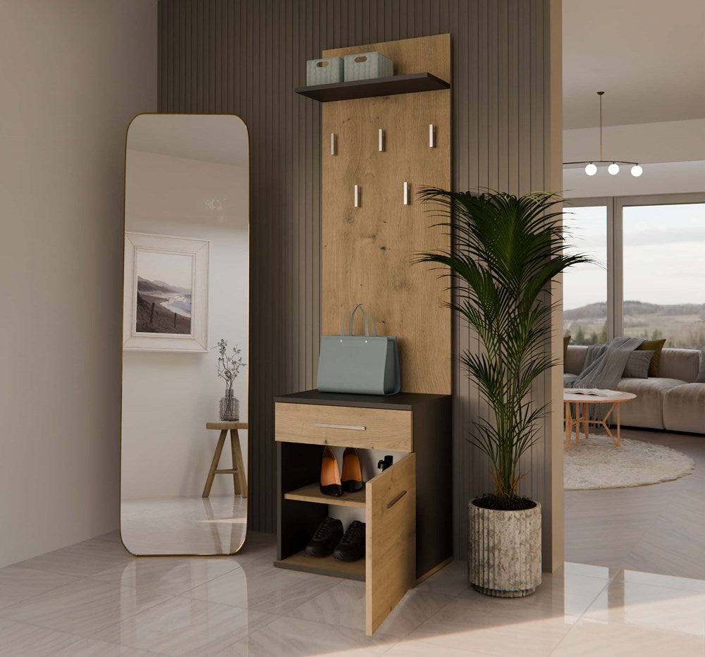 Garderobe UWE Artisan Eiche