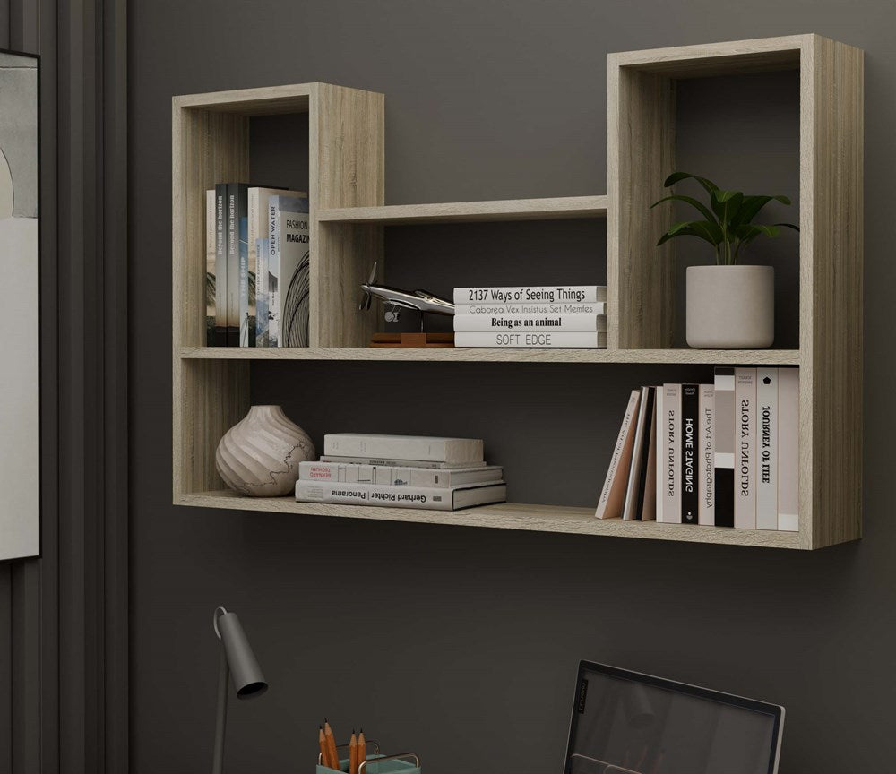 Wandregal BILBAO 4P Sonoma-Eiche
