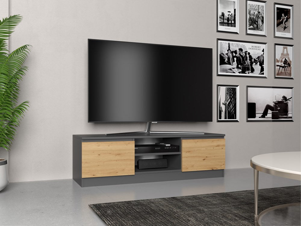 TV-Schrank Wolfgang Anthrazit/Artisan 120 cm