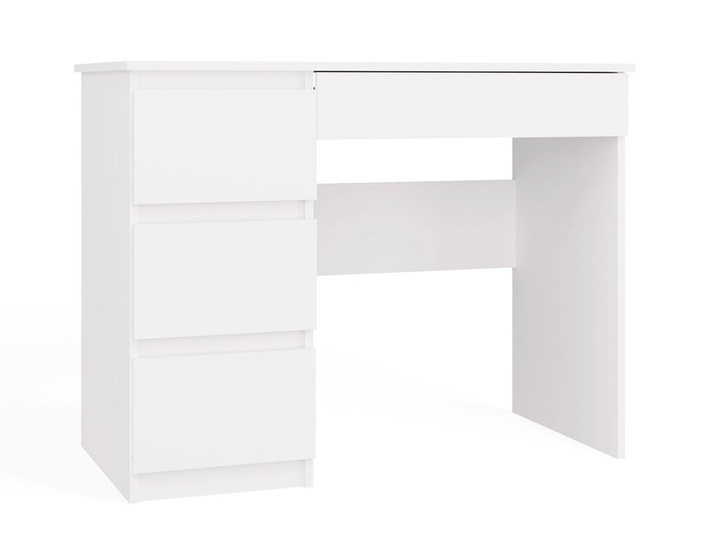 Schreibtisch Gisela Weiß links 98 cm