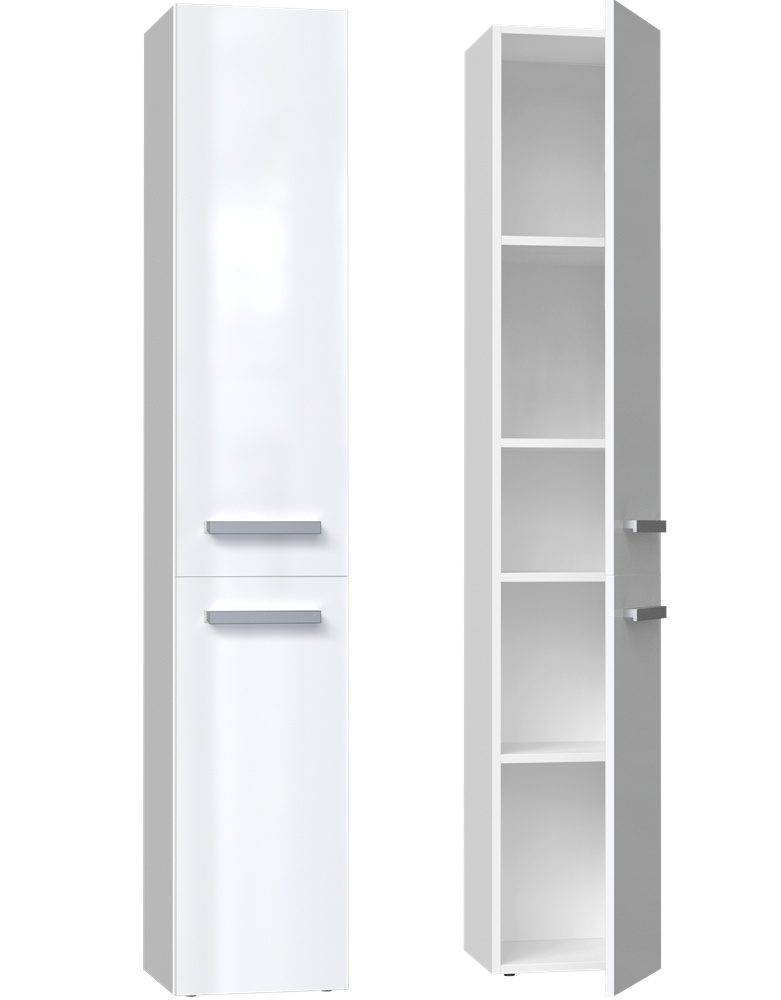 Badezimmerschrank Heinrich Weiß 31 cm breit