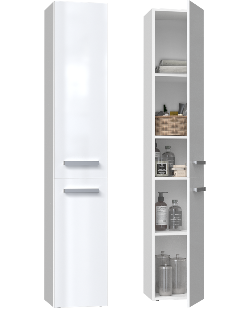 Badezimmerschrank Heinrich Weiß 31 cm breit