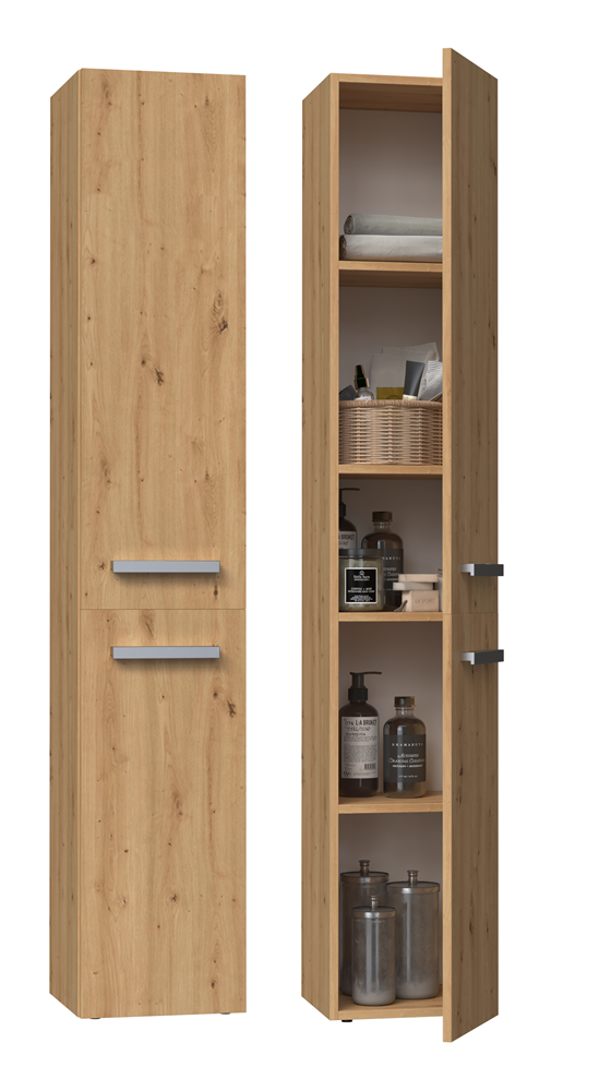 Badezimmerschrank Heinrich Artisan Eiche rechts 31 cm breit