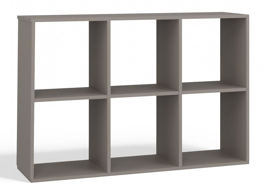 Standregal Frank Lehmfarbe (Grauton) 2x3