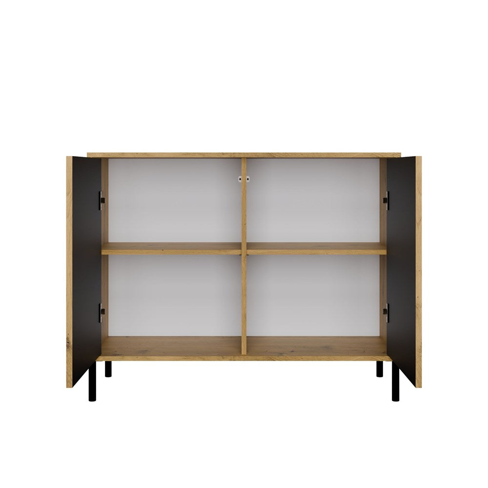 Kommode Klaus TIP-ON-System Artisan-Eiche 2T