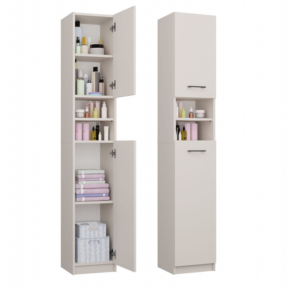 Badezimmerschrank Philipp Kaschmir mit 2 Türen 32 cm breit