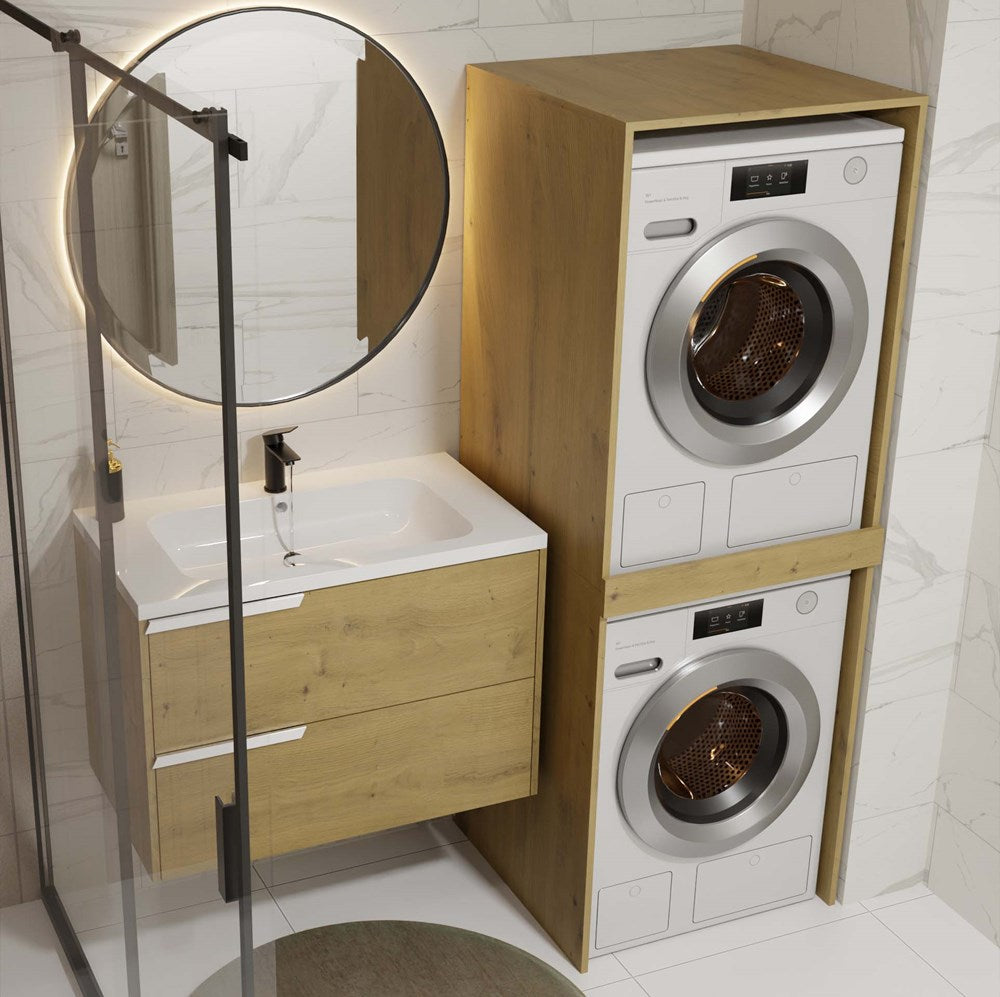 Waschmaschinenumbauschrank Peter Artisan Eiche
