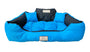 Hundebett KINGDOG 55x45 cm wasserdicht personalisierbar blau