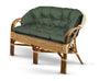 Gartenkissen 190x40 cm wasserdicht grün für Sofa oder Bank mit weicher Silikonfüllung