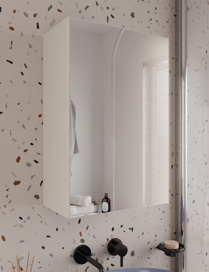 Badezimmerschrank Peter Kaschmir mit Spiegel 40 cm breit