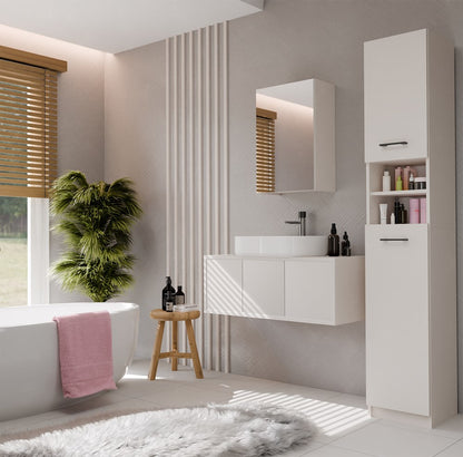 Badezimmerschrank Peter Kaschmir mit Spiegel 40 cm breit