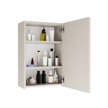 Badezimmerschrank Peter Kaschmir mit Spiegel 40 cm breit