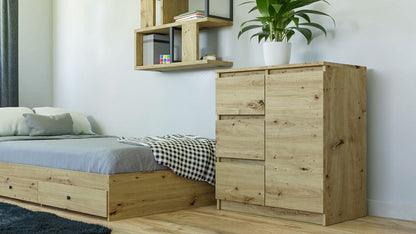 Kommode Wolfgang Artisan-Eiche 1T3S