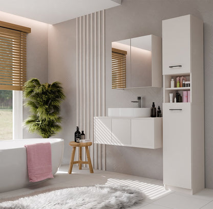 Badezimmerschrank Philipp Kaschmir mit 2 Türen 32 cm breit