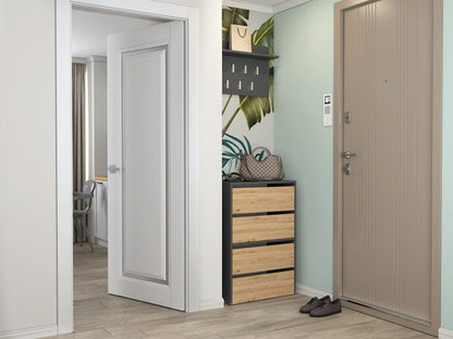 Schuhschrank Lena Anthrazit/Artisan