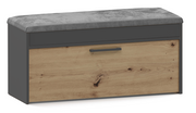 Schuhschrank Georg Anthrazit/Artisan
