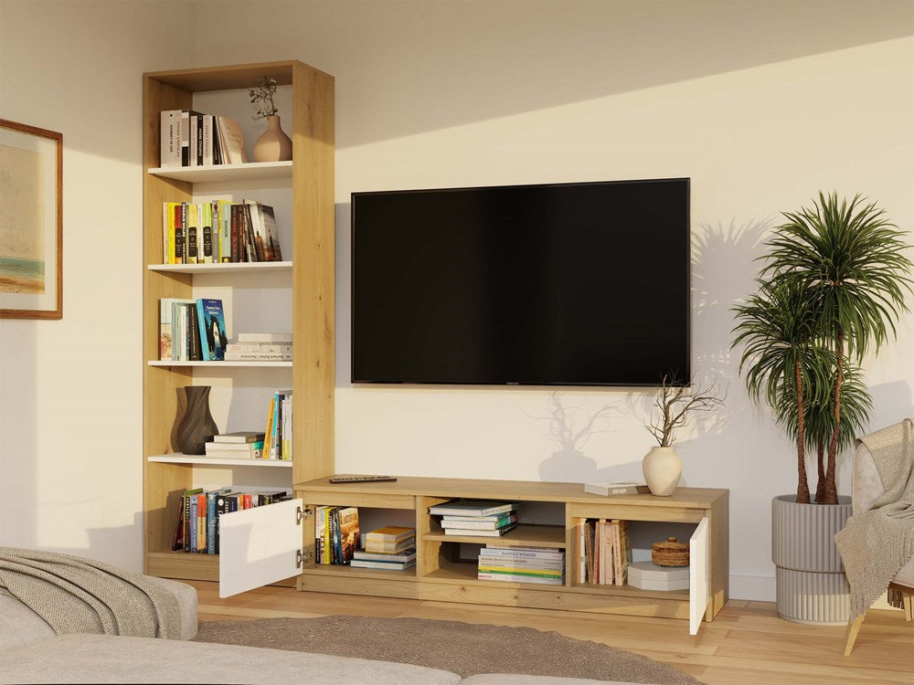 TV-Schrank Wolfgang Weiß/Artisan 140 cm