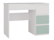 Schreibtisch Gisela Mint/Weiß rechts 98 cm