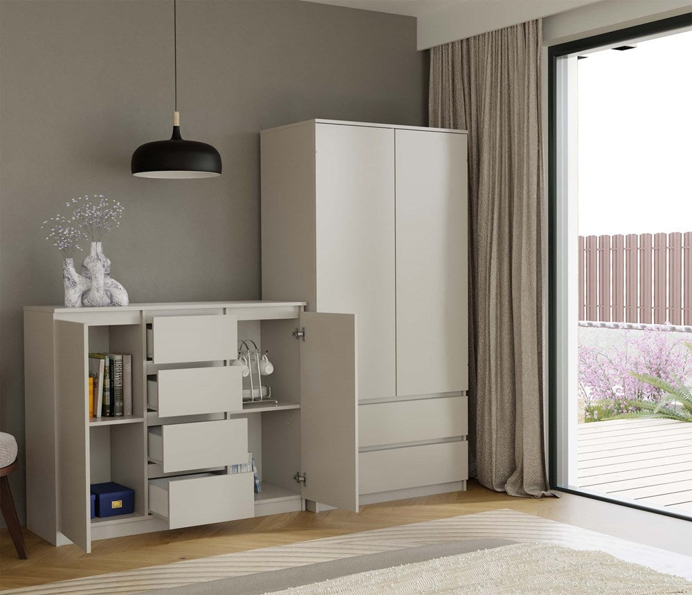 Kommode Wolfgang Kaschmir 120 cm