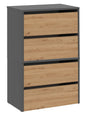Schuhschrank Lena Anthrazit/Artisan