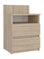 Nachttisch Wolfgang Sonoma Eiche 40 cm breit