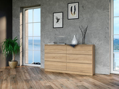 Sideboards Wolfgang Sonoma Eiche 138 cm