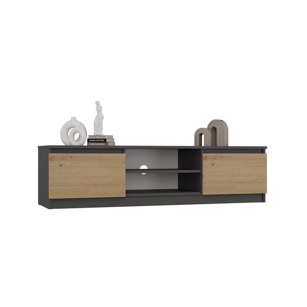 TV-Schrank Wolfgang Anthrazit/Artisan 140 cm