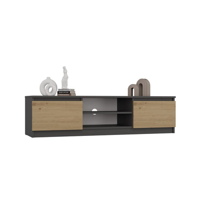 TV-Schrank Wolfgang Anthrazit/Artisan 140 cm