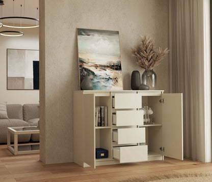 Kommode Wolfgang Kaschmir 120 cm