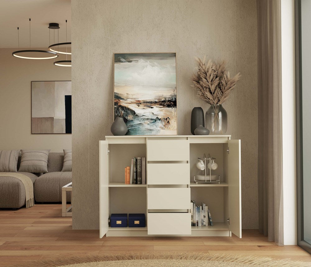 Kommode Wolfgang Kaschmir 120 cm