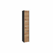 Hochschrank Felix Anthrazit/Artisan 30 cm breit