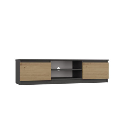 TV-Schrank Wolfgang Anthrazit/Artisan 140 cm