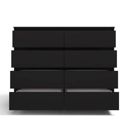 Kommode Wolfgang Schwarz mit 120 Schubladen 120 cm