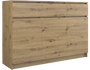 Kommode Wolfgang Artisan Eiche mit 3 Türen 120 cm
