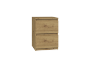 Nachttisch Wolfgang Artisan Eiche mit 2 Schubladen 30 cm breit