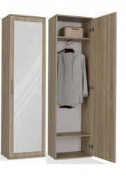 Garderobe UWE Sonoma Eiche rechts mit Spiegel 50 cm