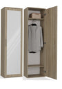 Garderobe UWE Sonoma Eiche rechts mit Spiegel 50 cm