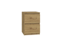 Nachttisch Wolfgang Artisan Eiche mit 2 Schubladen 30 cm breit