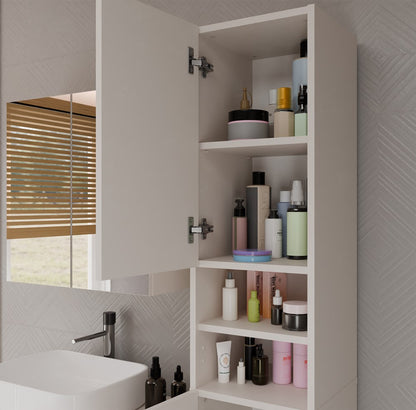 Badezimmerschrank Philipp Kaschmir mit 2 Türen 32 cm breit