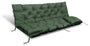 Gartenkissen Set 100x60x50 cm + 2 Kissen für Bank oder Schaukel wasserdicht grün