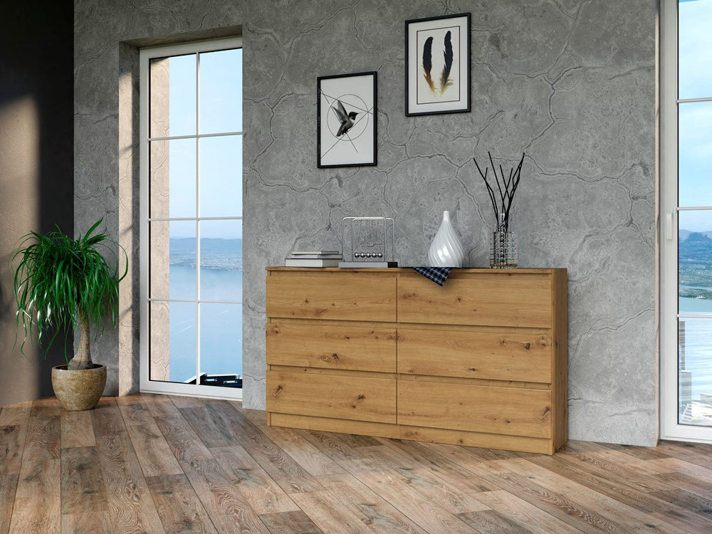 Sideboards Wolfgang Artisan Eiche 138 cm