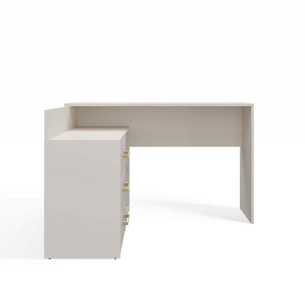 Schreibtisch Edgar Kaschmir mit 3 Schubladen 120 cm