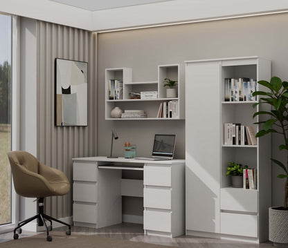 Regal BILBAO 4P in Weiß matt