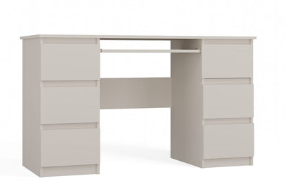 Schreibtisch KUBA in Kaschmir/Beige