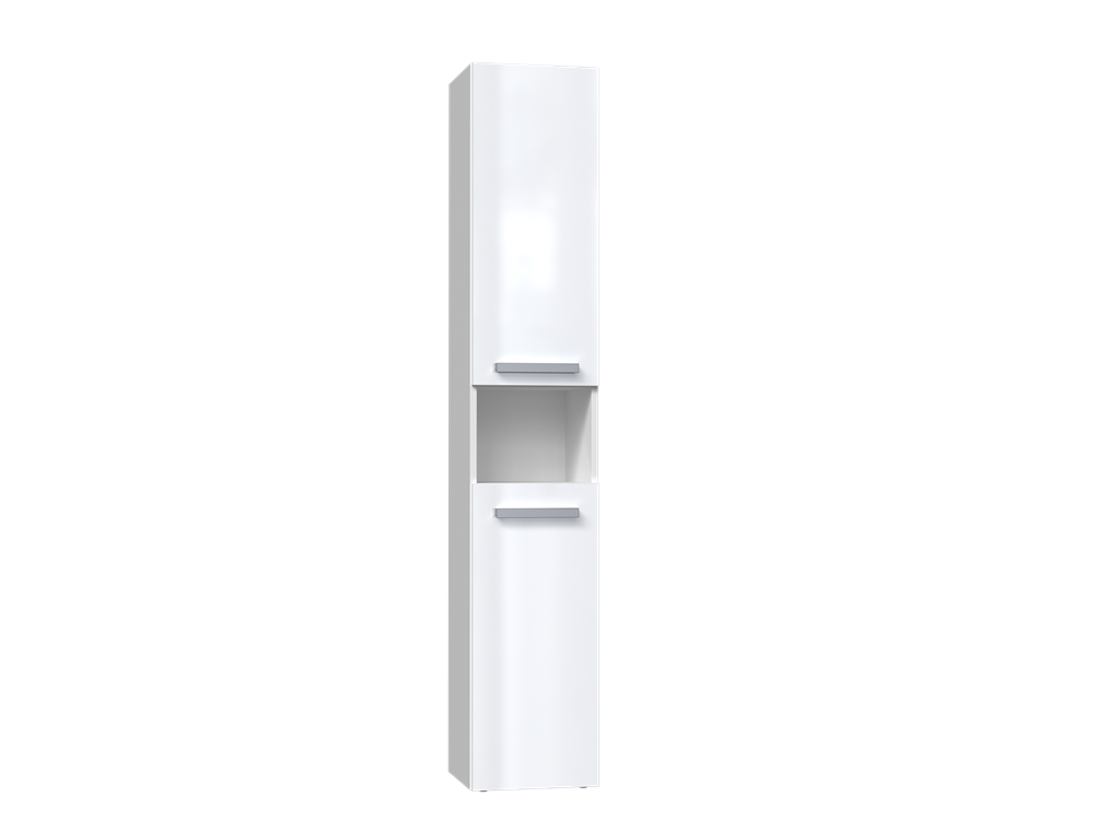Badezimmerschrank Heinrich Weiß Hochglanz 31 cm breit