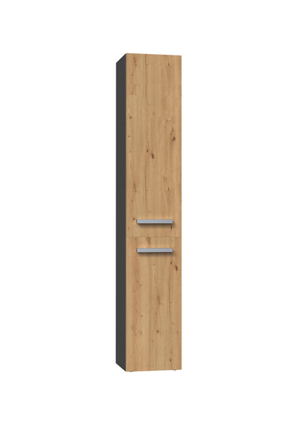 Badezimmerschrank Heinrich Anthrazit/Artisan-Eiche rechts 31 cm breit